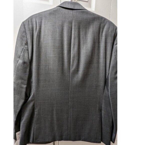 NEW CALVIN KLEIN Men's Blazer Suit Light Wool Gray Size 44R x 38W - Picture 3 of 10